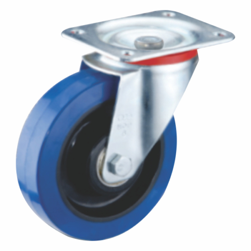 100mm Blue Rubber Castor