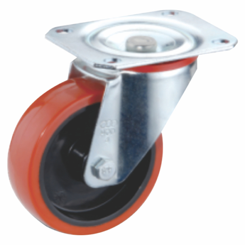 100mm Red Urethane Castor